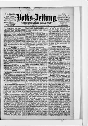 Volks-Zeitung vom 07.01.1898