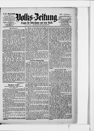 Volks-Zeitung vom 16.01.1898