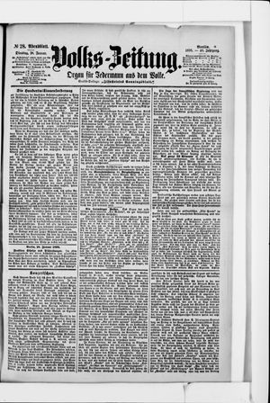Volks-Zeitung vom 18.01.1898