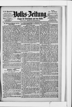Volks-Zeitung vom 21.01.1898