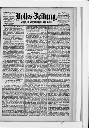 Volks-Zeitung vom 23.01.1898