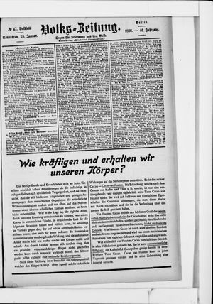 Volks-Zeitung vom 29.01.1898