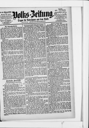 Volks-Zeitung vom 30.01.1898
