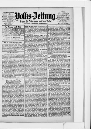 Volks-Zeitung vom 01.02.1898