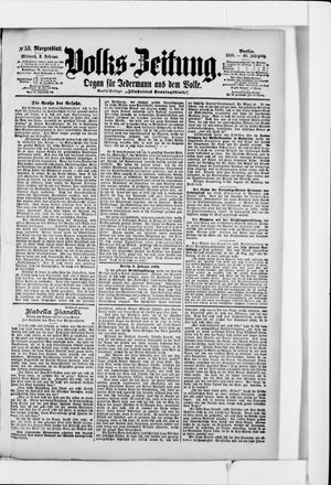Volks-Zeitung vom 02.02.1898