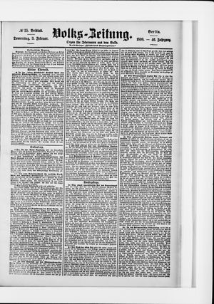 Volks-Zeitung vom 03.02.1898