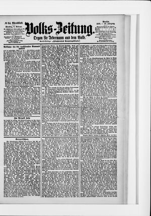 Volks-Zeitung vom 08.02.1898