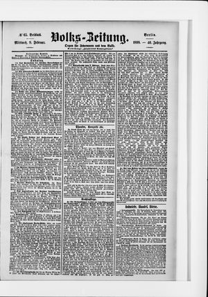 Volks-Zeitung on Feb 9, 1898