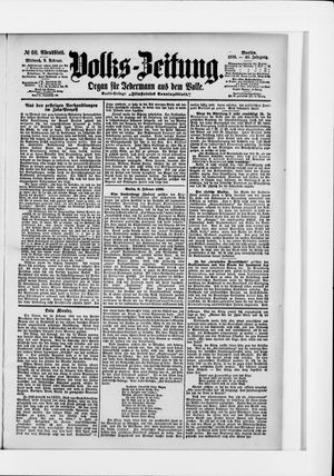 Volks-Zeitung vom 09.02.1898