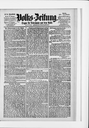 Volks-Zeitung vom 11.02.1898