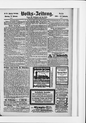 Volks-Zeitung on Feb 13, 1898