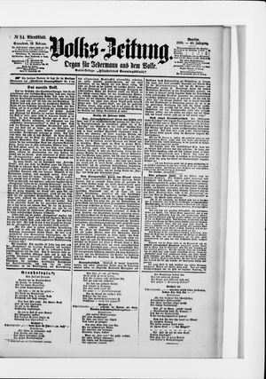 Volks-Zeitung vom 19.02.1898