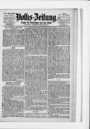 Volks-Zeitung on Feb 20, 1898