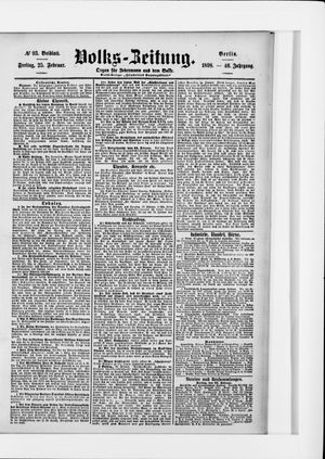 Volks-Zeitung vom 25.02.1898