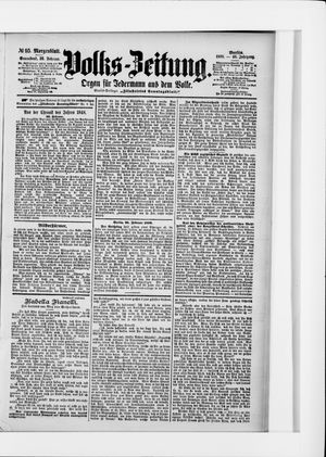 Volks-Zeitung vom 26.02.1898