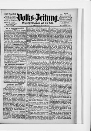 Volks-Zeitung vom 27.02.1898