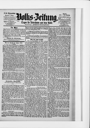 Volks-Zeitung vom 01.03.1898