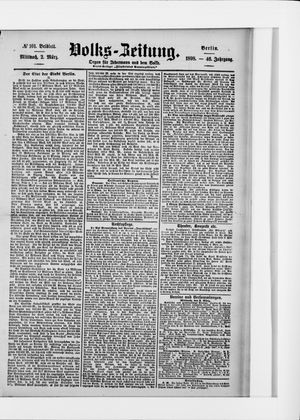 Volks-Zeitung vom 02.03.1898