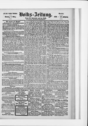Volks-Zeitung vom 06.03.1898