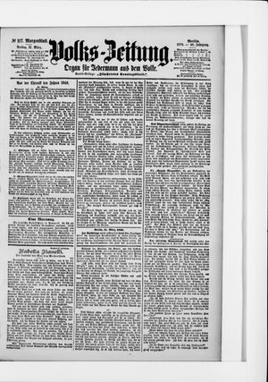 Volks-Zeitung vom 11.03.1898