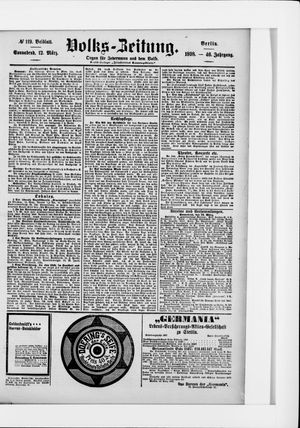 Volks-Zeitung vom 12.03.1898