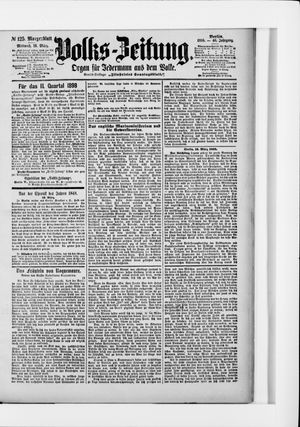 Volks-Zeitung vom 16.03.1898