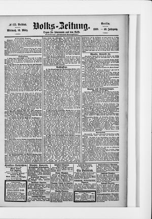 Volks-Zeitung vom 16.03.1898