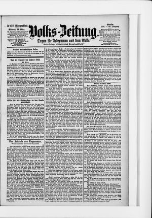 Volks-Zeitung on Mar 23, 1898