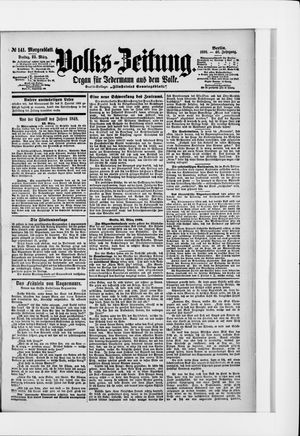 Volks-Zeitung vom 25.03.1898
