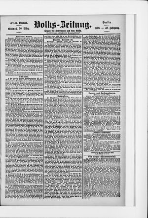 Volks-Zeitung on Mar 30, 1898