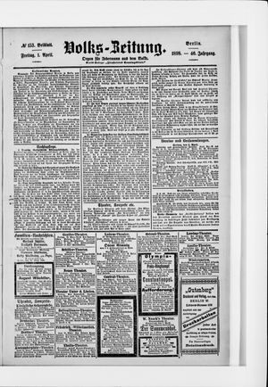 Volks-Zeitung vom 01.04.1898