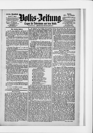 Volks-Zeitung vom 01.04.1898