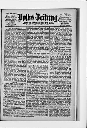 Volks-Zeitung on Apr 6, 1898