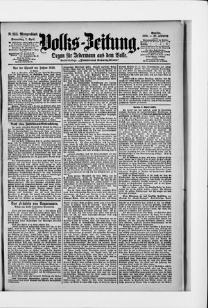 Volks-Zeitung vom 07.04.1898