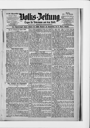 Volks-Zeitung vom 08.04.1898
