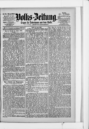 Volks-Zeitung vom 16.04.1898