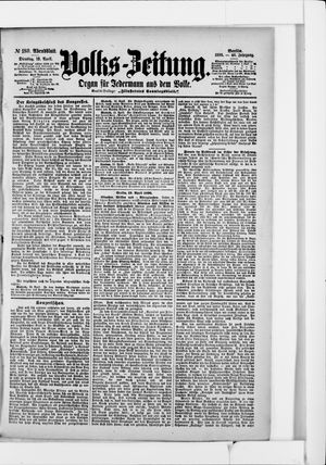 Volks-Zeitung vom 19.04.1898
