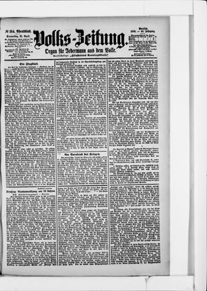 Volks-Zeitung on Apr 21, 1898
