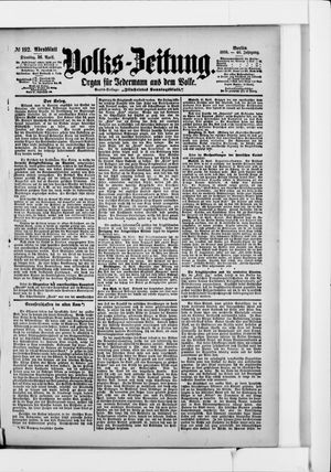 Volks-Zeitung vom 26.04.1898