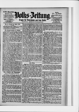 Volks-Zeitung vom 04.05.1898