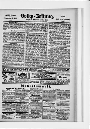 Volks-Zeitung on May 5, 1898