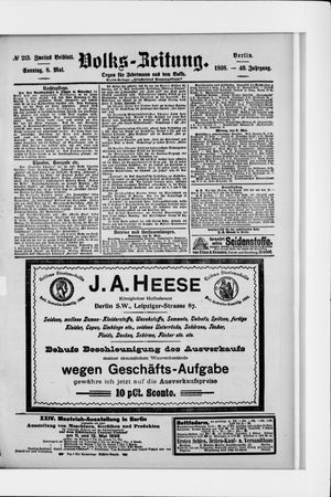 Volks-Zeitung vom 08.05.1898