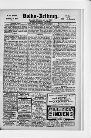 Volks-Zeitung vom 10.05.1898