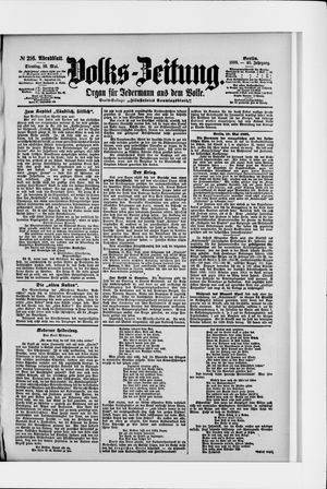 Volks-Zeitung vom 10.05.1898