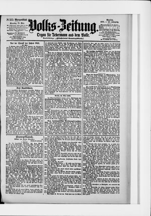 Volks-Zeitung vom 15.05.1898