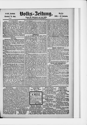 Volks-Zeitung vom 24.05.1898