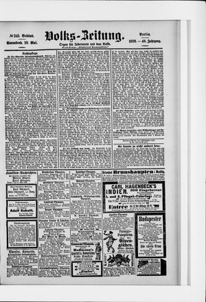 Volks-Zeitung vom 28.05.1898