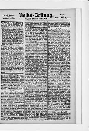 Volks-Zeitung vom 04.06.1898