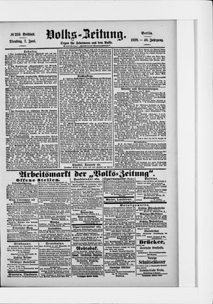 Volks-Zeitung vom 07.06.1898