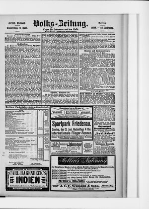 Volks-Zeitung vom 09.06.1898